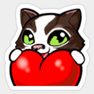 Simba Emote Love Sticker